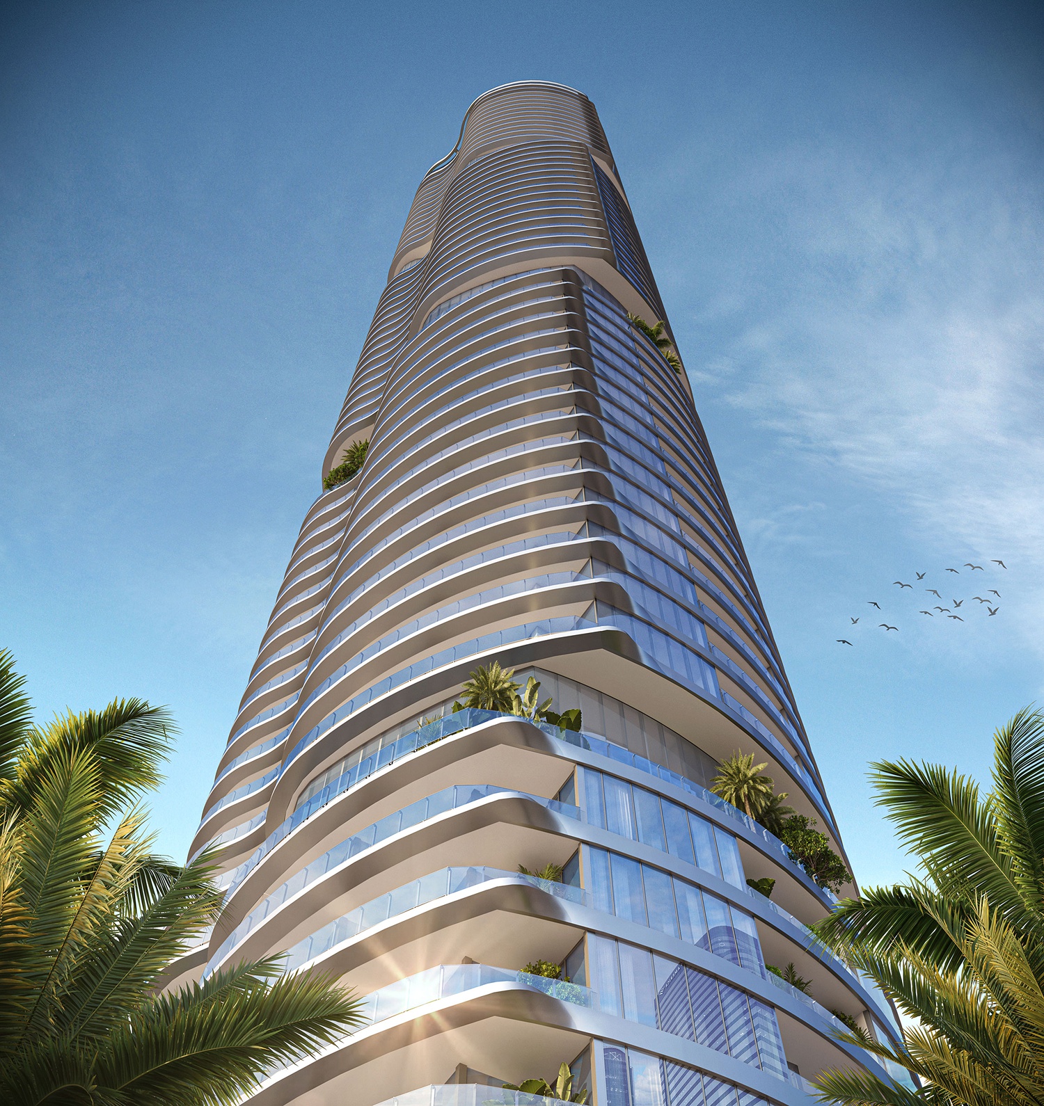 Rendering of the Brickell tower