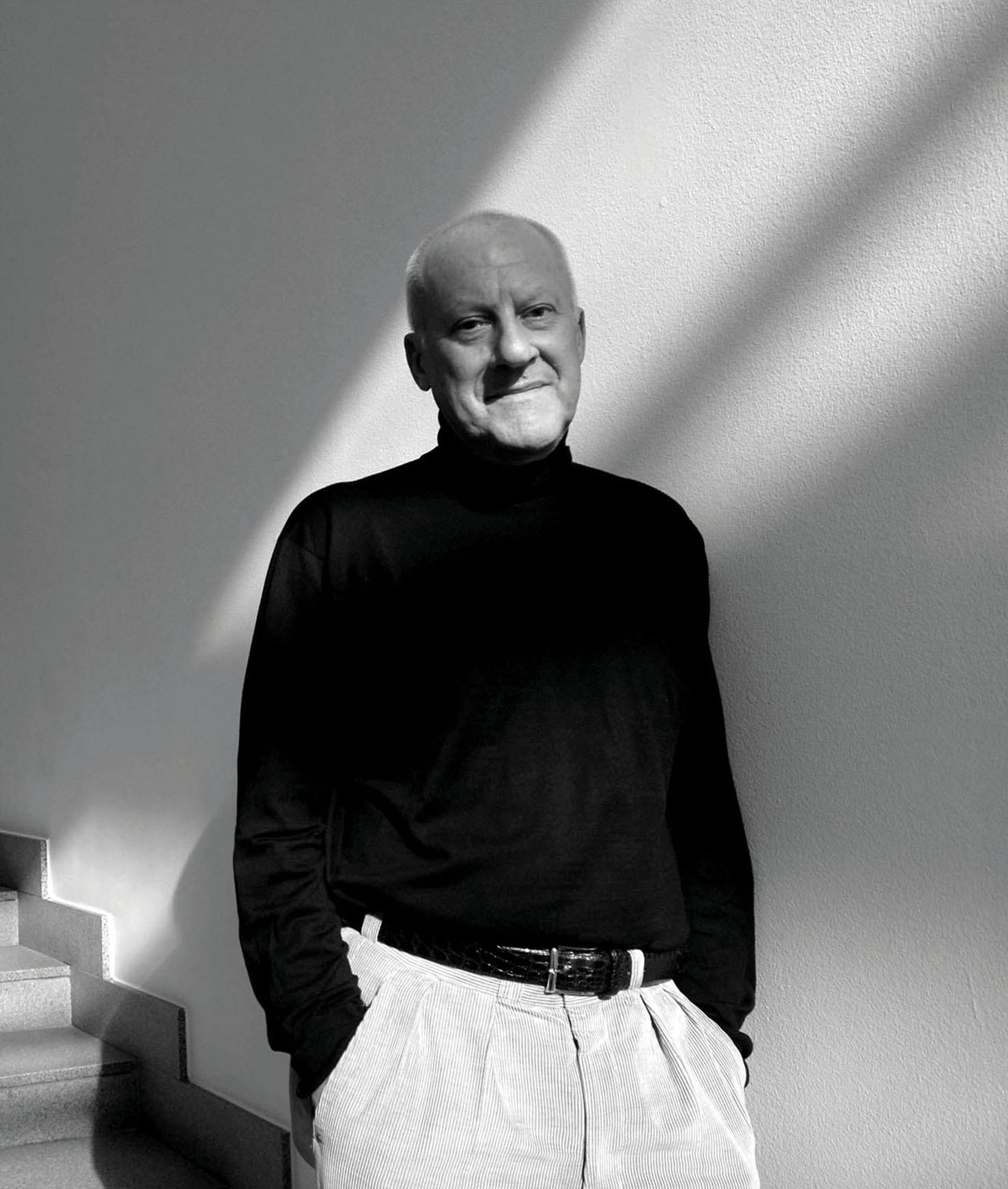 Sir Norman Foster, architect, at the head quarters of Foster + Partners in Battersea, London 20th October 2005. (Photo by Martin Godwin/Getty Images)