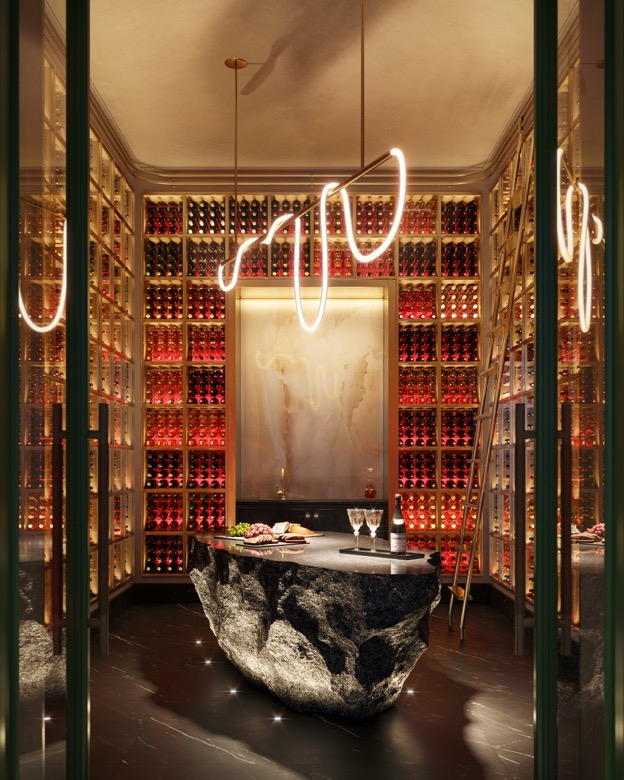 Baccarat Residences — Wine Cellar