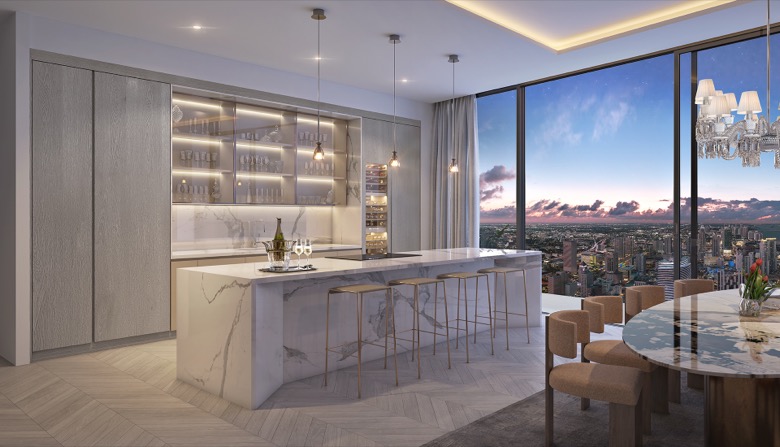 Baccarat Residences — Residence Kitchen