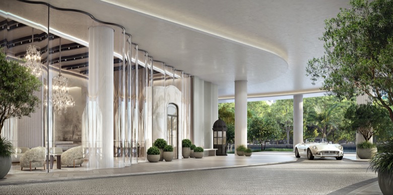 Baccarat Residences — Porte-Cochère