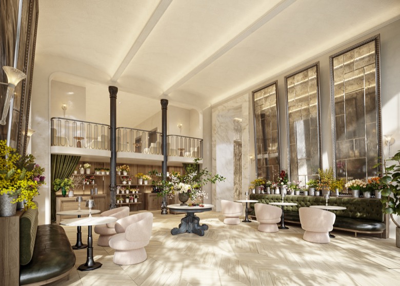 Baccarat Residences — Lobby Café