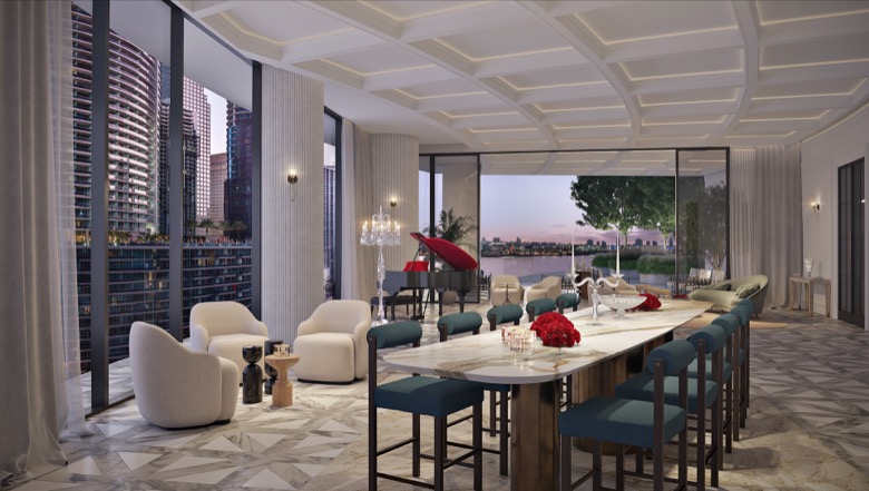 Baccarat Residences — Harmonie Room