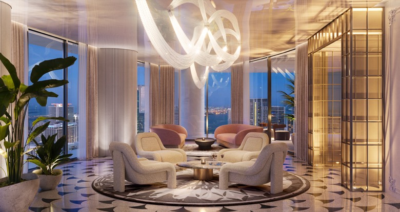 Baccarat Residences — Lounge