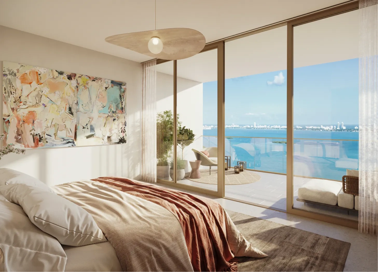 <h3>Look Up&nbsp;</h3>
<p>Ceiling heights reach 10 to 11 feet high, amplifying the uninterrupted views.</p>