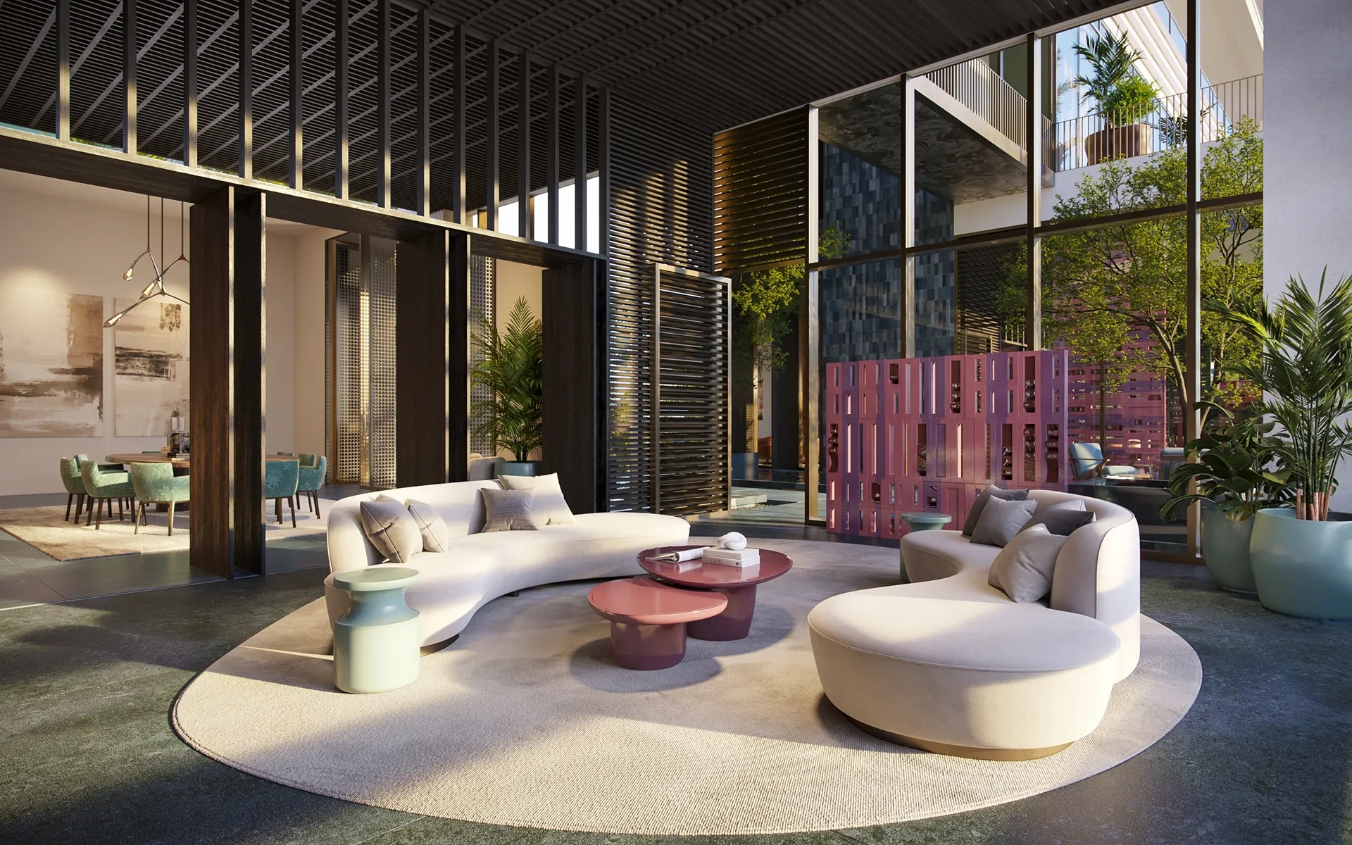 <h3>Adaptive Spaces</h3>
<p>Level 49 boasts several adaptive lounge spaces that set the tone whether you're seeking a productive workspace, or a place to connect with friends.</p>