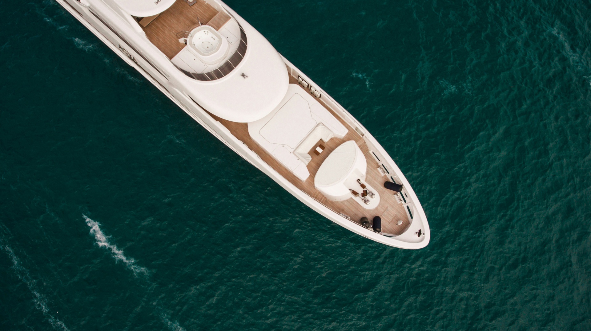 Luxury white yacht sailing in the Atlantic ocean