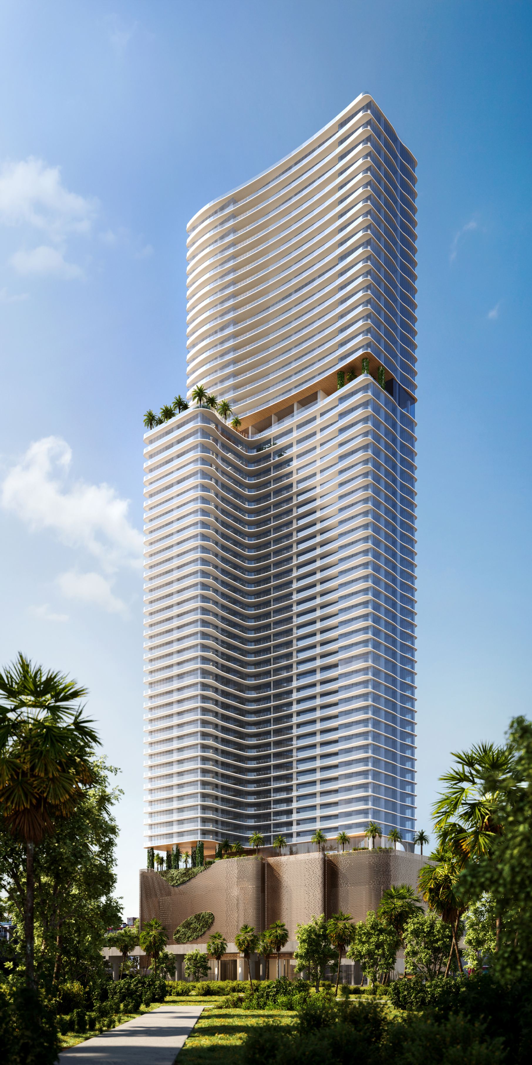 The JEM exterior facade during the day