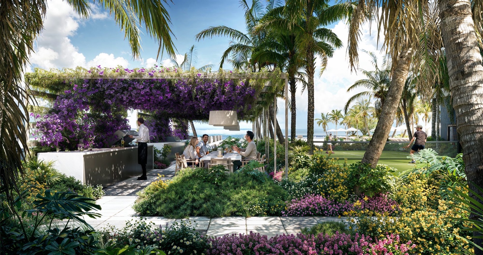 Summer kitchen and outdoor dining