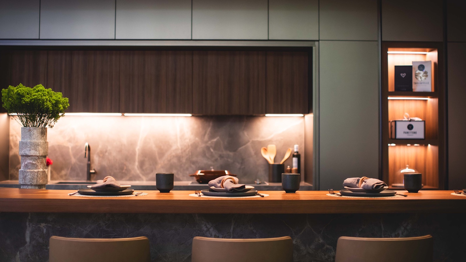Custom Molteni&C kitchens with Gagganeau appliances